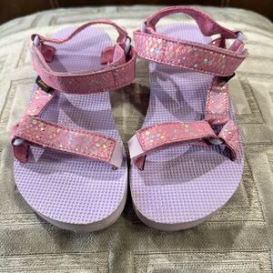 Teva Kids Sandals in Pink and Lavender